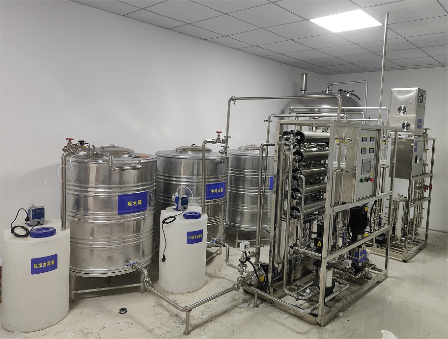 常州實驗室0.5噸二級加EDI設備安裝調試完成